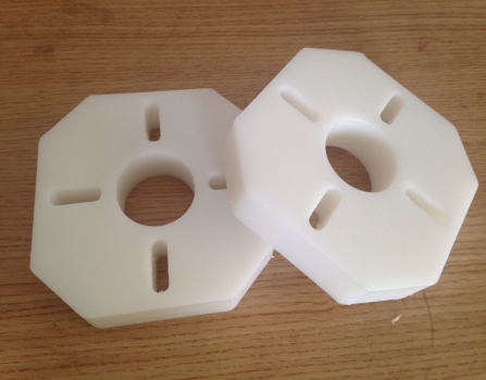 Self-libricating HDPE Slide Block China / hdpe machine parts in sales