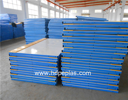 PE board ice rink barrier for sports arena system