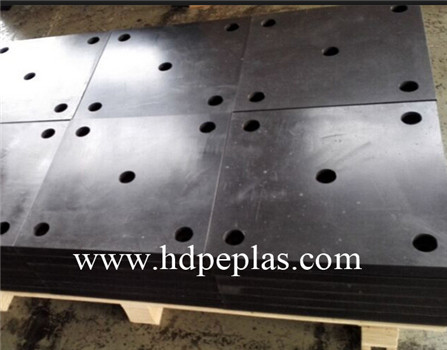 HDPE fender frontal pads/UHMW-PE low friction face pads