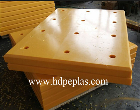 HDPE fender frontal pads/UHMW-PE low friction face pads