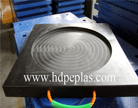 Support bases for the construction machines, hdpe crane foot mat