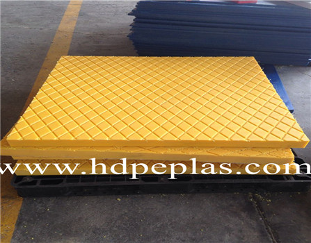 UHMWPE crane foot support plate