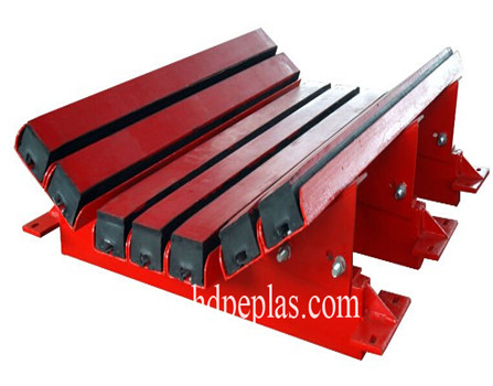  low friction slider beds/UHMWPE impact bars belt conveyors