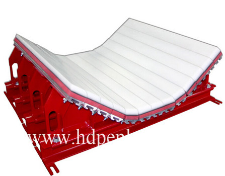 Impact bed with rubber bar/UHMWPE conveyor impact bed bar