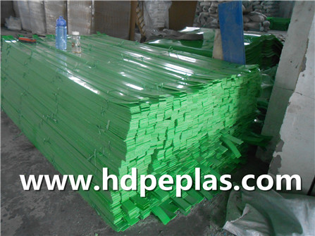 Green UHMW-PE/HDPE Wear strips