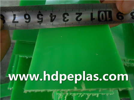 Green UHMW-PE/HDPE Wear strips