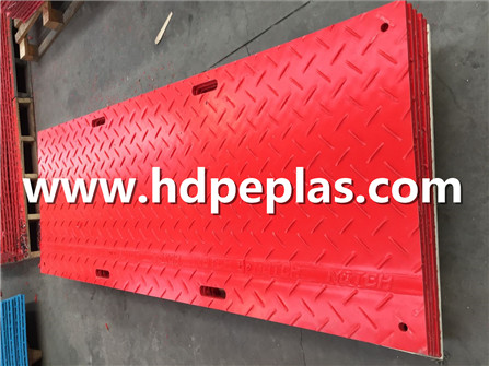 HDPE Ground cover mats Red color with logo