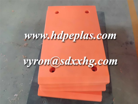 Light orange color marine fender pad