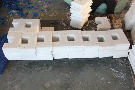 virgin UHMWPE polyethylene drag conveyor paddle