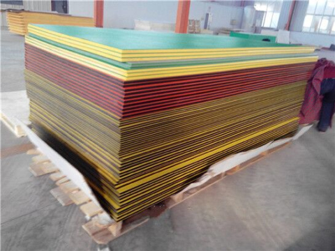 sandwich 3 layer hdpe double color plastic sheet