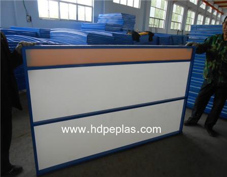 HDPE hockey dasher board