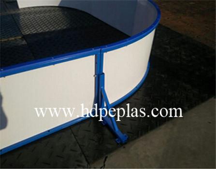 pp floorball rink dasher board | ice rink barrier