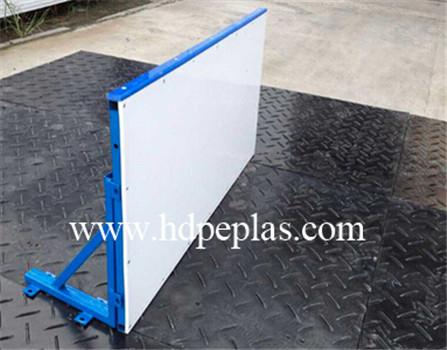 plastic hdpe ice rink barrier sheet/dasher board/ yellow plastic barriers