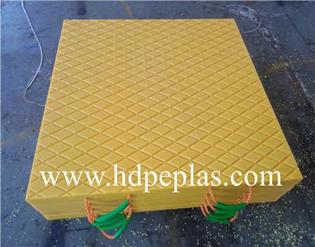 HDPE Crane Outrigger Stabilizer Pad | Outrigger Mats | Crane Leg Support