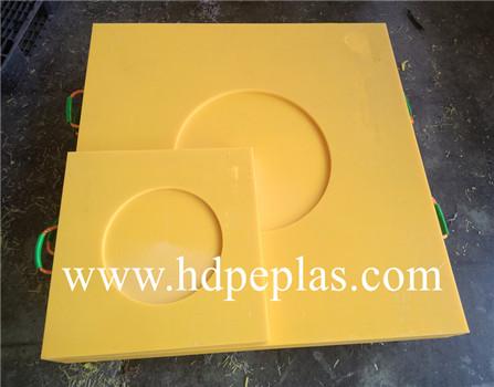 Heavy duty crane stabilizer legs outrigger pad