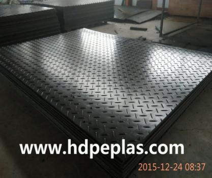 Water proof HDPE ground cover mats temporary roadways