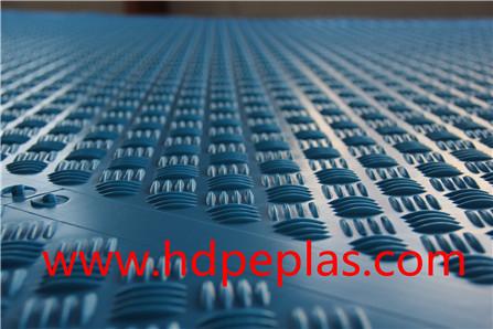 popular blue color HDPE ground protection anti slip mats