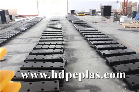 Black UHMWPE Dock Fender Plate