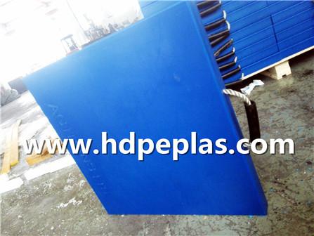 UHMWPE Polyethylene Crane Outrigger Pads/PE Plastic with Blue COLOR